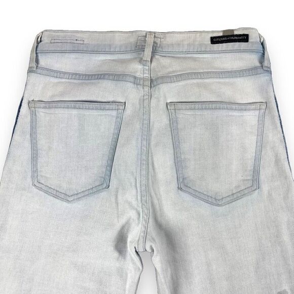 Citizens of Humanity Rocket Crop High Rise Skinny Jeans Womens Size 26 Light Was - Picture 4 of 11